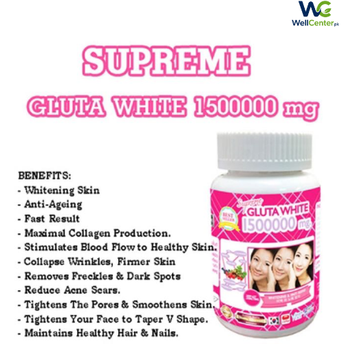 Gluta White 1500000 MG Capsules thumbnail 2